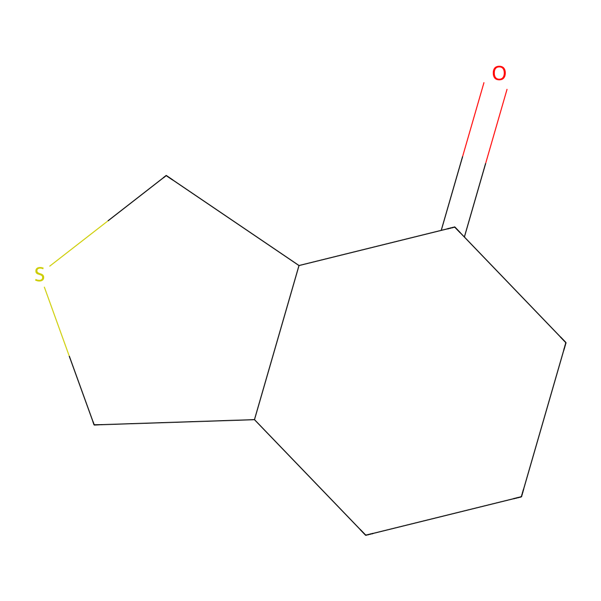 Octahydro-2-benzothiophen-4-one molecular structure, CAS 115165-24-7