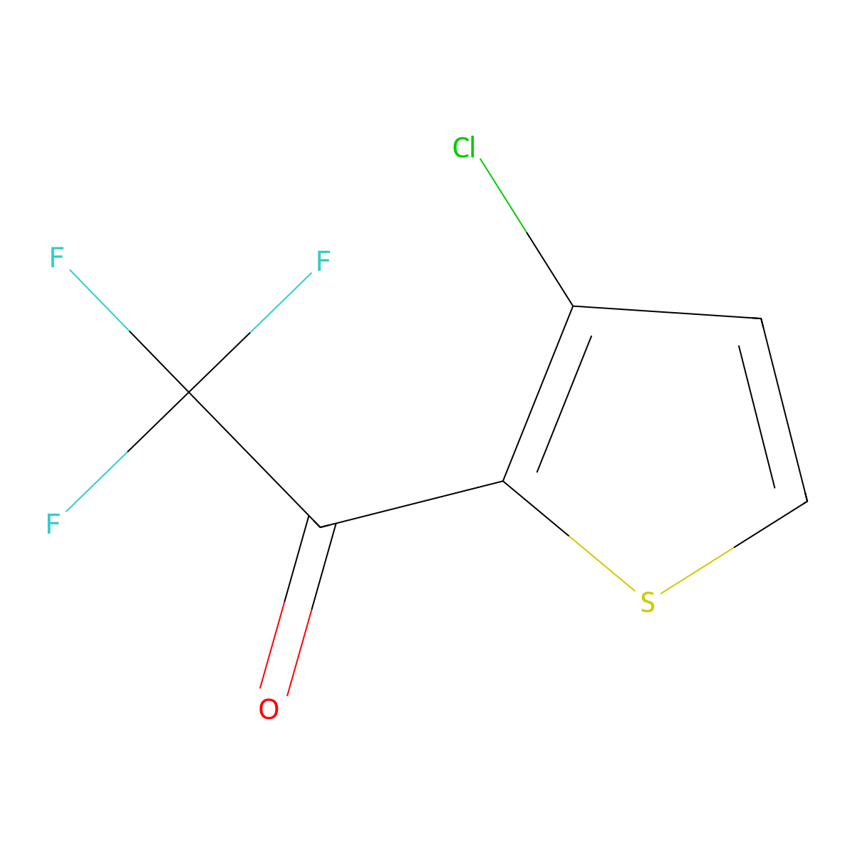 1-(3-Chlorothiophen-2-yl)-2,2,2-trifluoroethan-1-one molecular structure, CAS 1151733-39-9