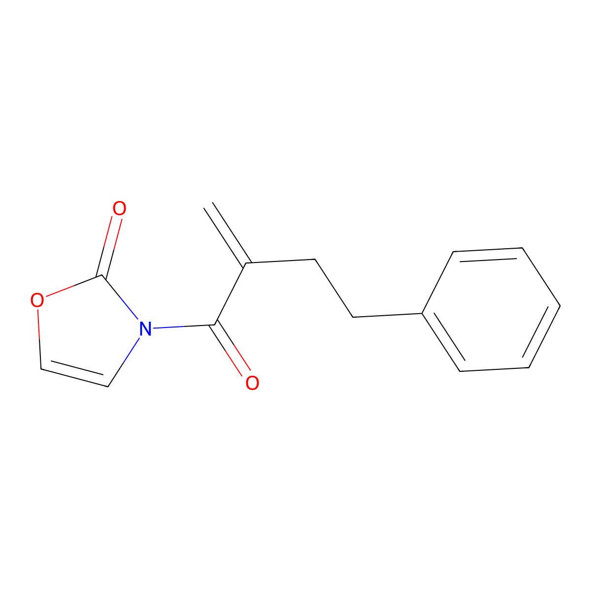 3-(2-Methylene-4-phenylbutanoyl)oxazol-2(3H)-one molecular structure, CAS 1151767-07-5