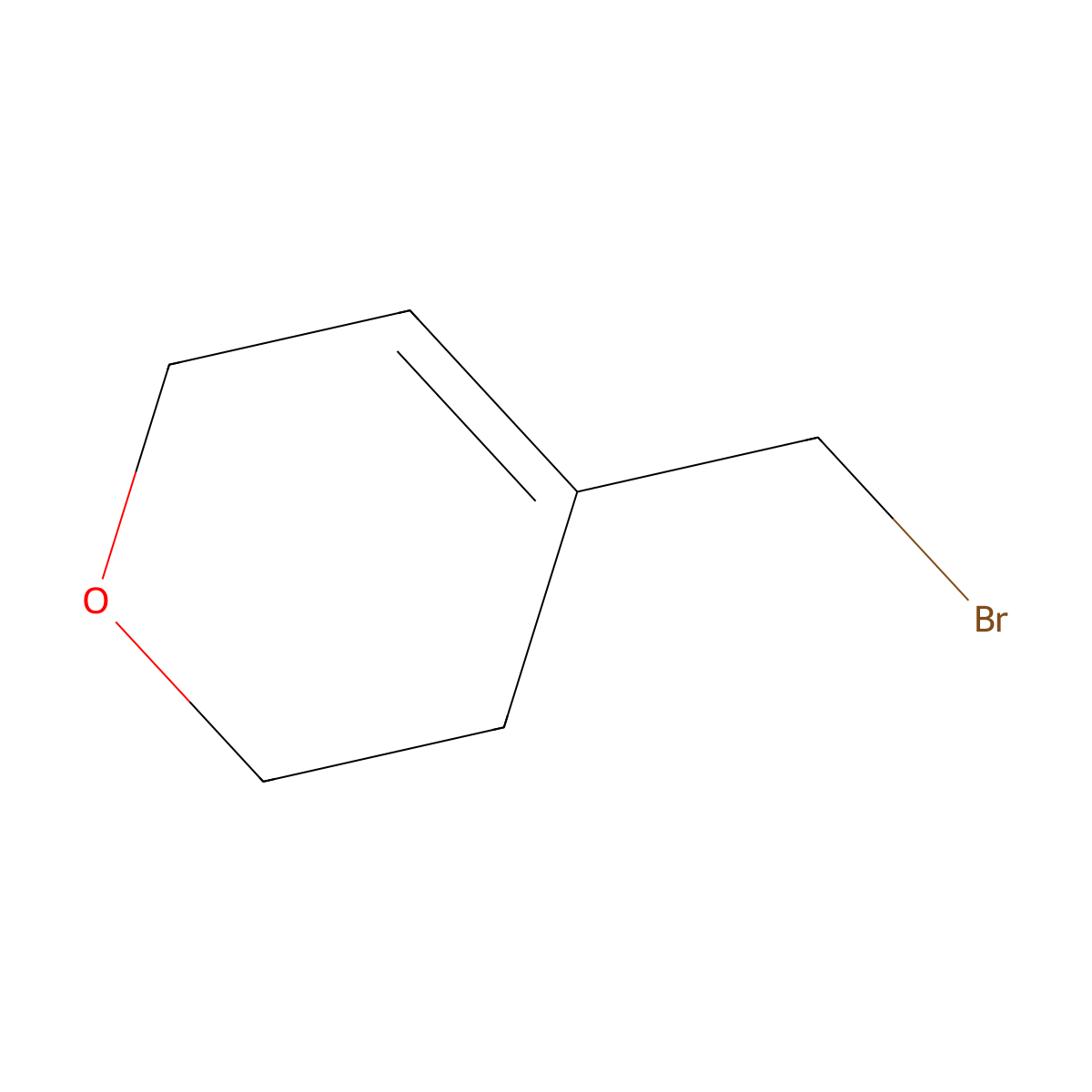 4-(Bromomethyl)-3,6-dihydro-2H-pyran molecular structure, CAS 115198-12-4