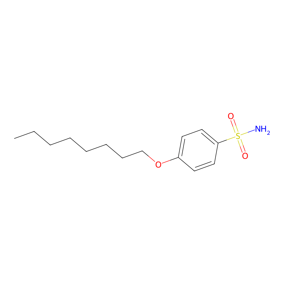 4-(Octyloxy)benzene-1-sulfonamide molecular structure, CAS 1152-74-5