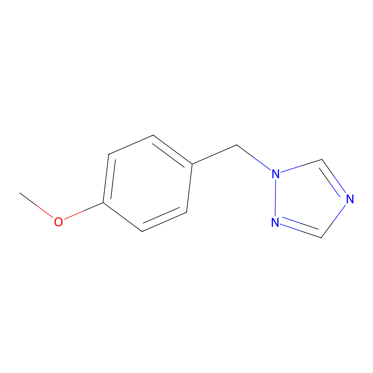 1-(4-Methoxybenzyl)-1,2,4-triazole molecular structure, CAS 115201-42-8