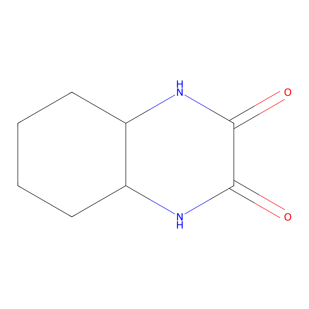 2,3-Quinoxalinedione, octahydro-, (4aR,8aS)- molecular structure, CAS 1152112-78-1