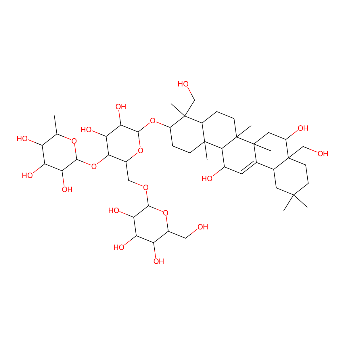 11(|A)-Hydroxynepasaikosaponin k molecular structure, CAS 1152168-63-2