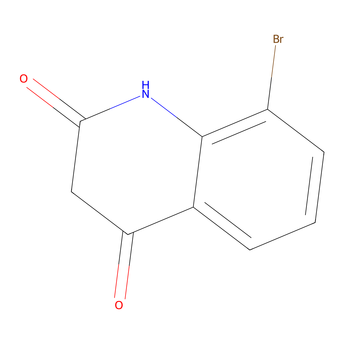8-bromoquinoline-2,4(1H,3H)-dione molecular structure, CAS 1152237-16-5