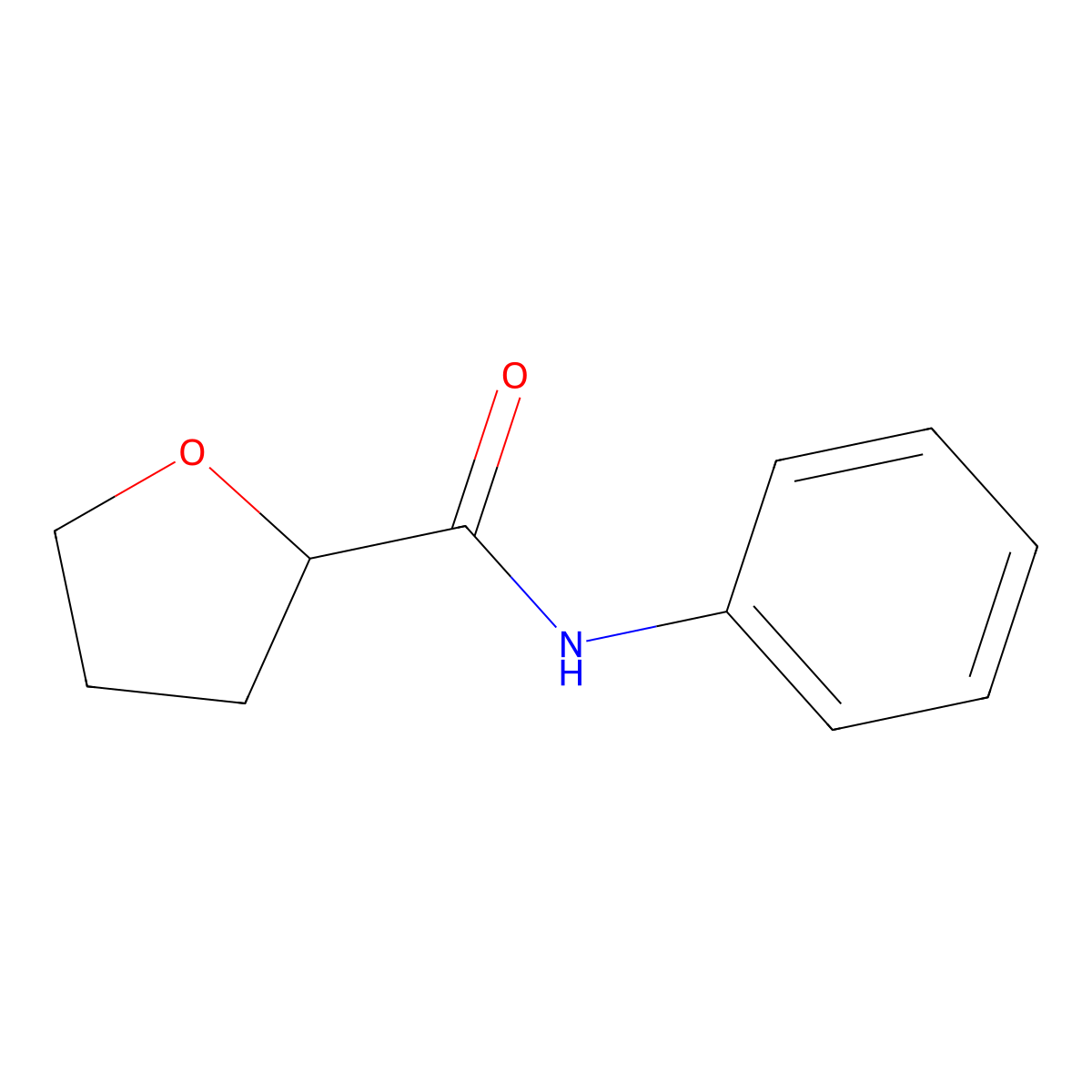 N-phenyloxolane-2-carboxamide molecular structure, CAS 115231-78-2