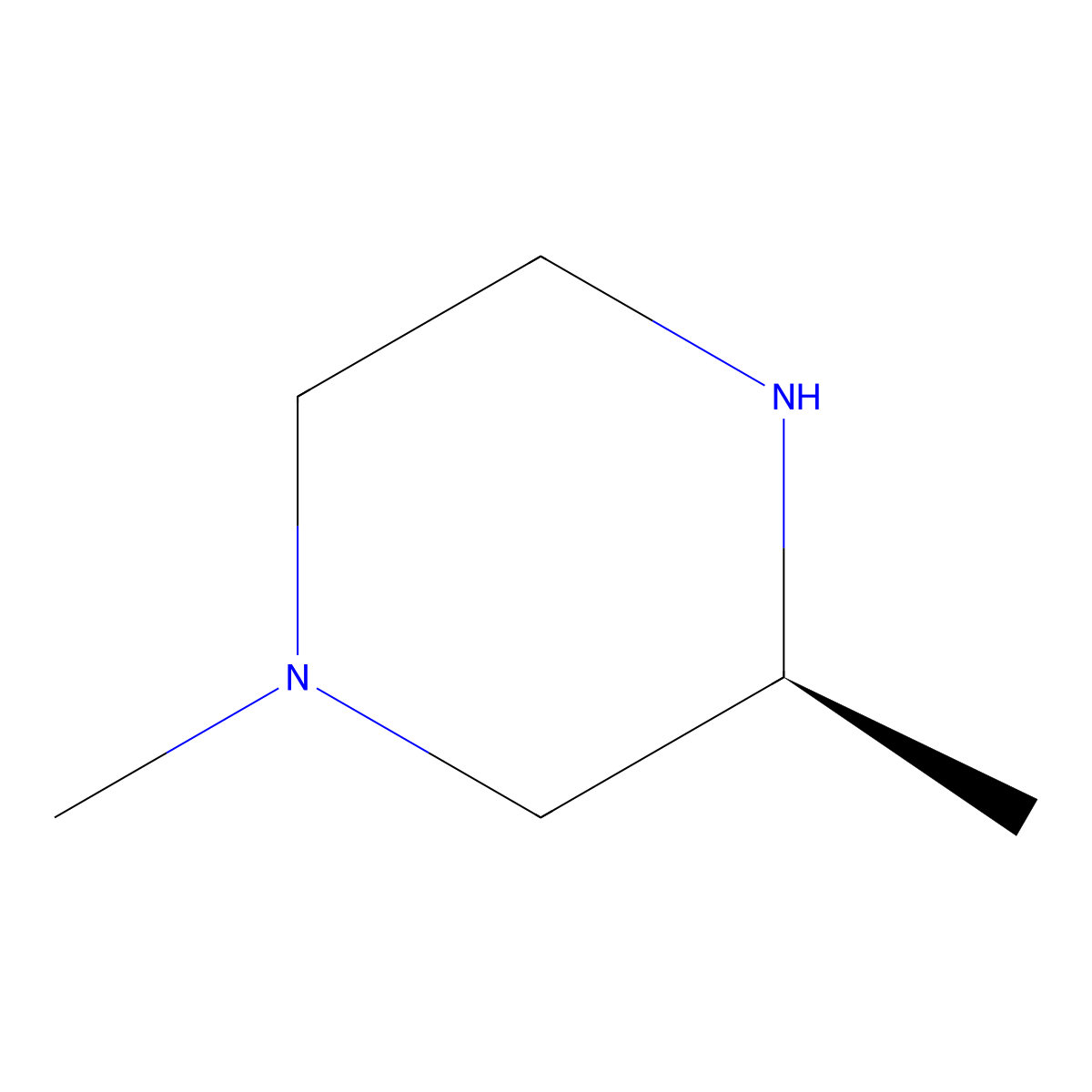 (S)-1,3-Dimethylpiperazine molecular structure, CAS 1152367-80-0