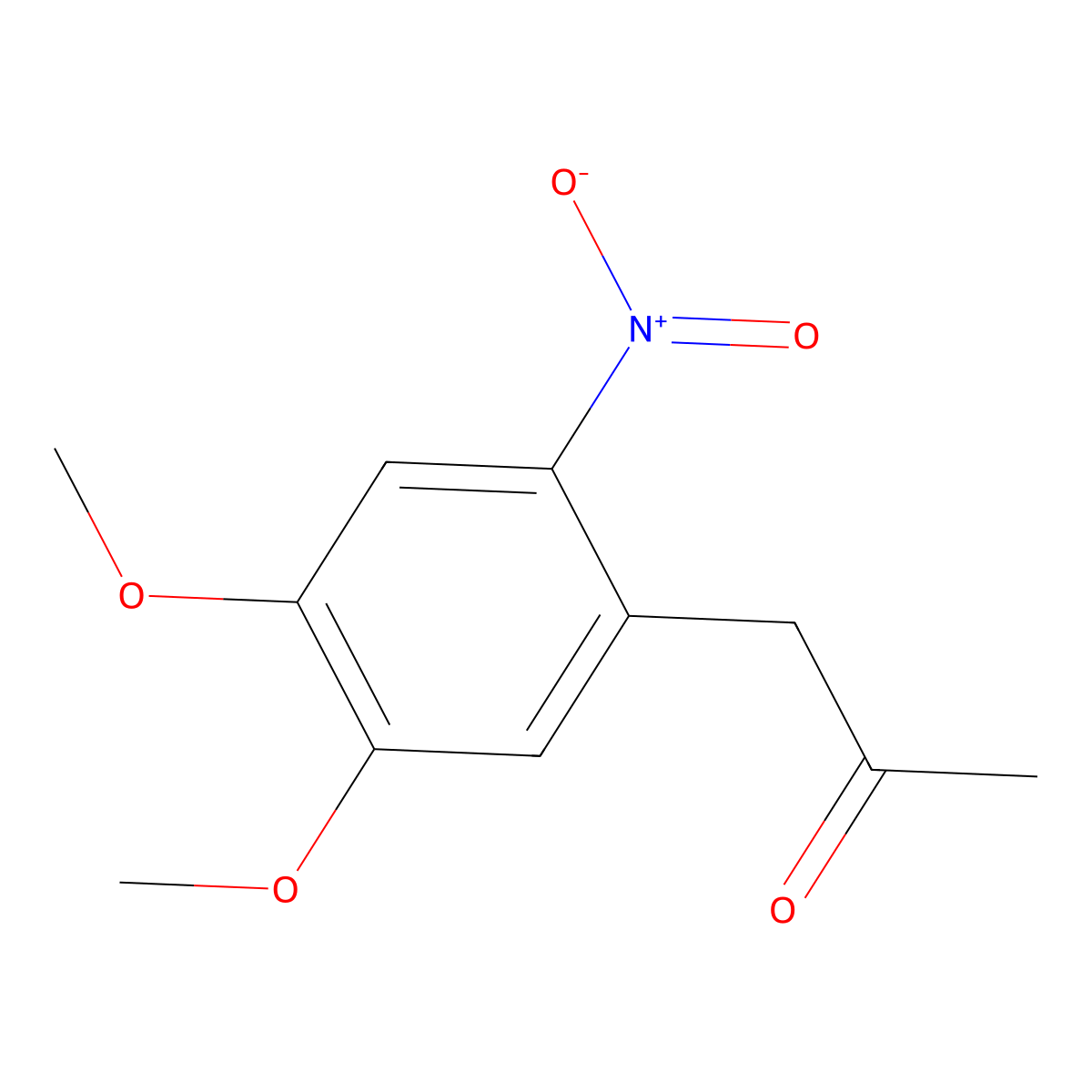 1-(4,5-Dimethoxy-2-nitrophenyl)propan-2-one molecular structure, CAS 115247-49-9