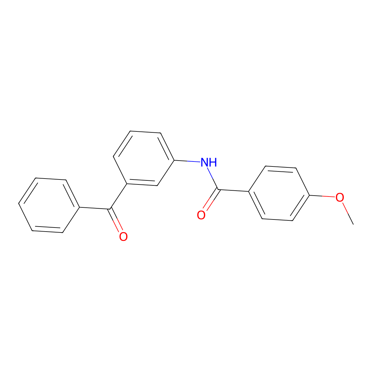 N-(3-Benzoylphenyl)-4-methoxybenzamide molecular structure, CAS 1152493-43-0