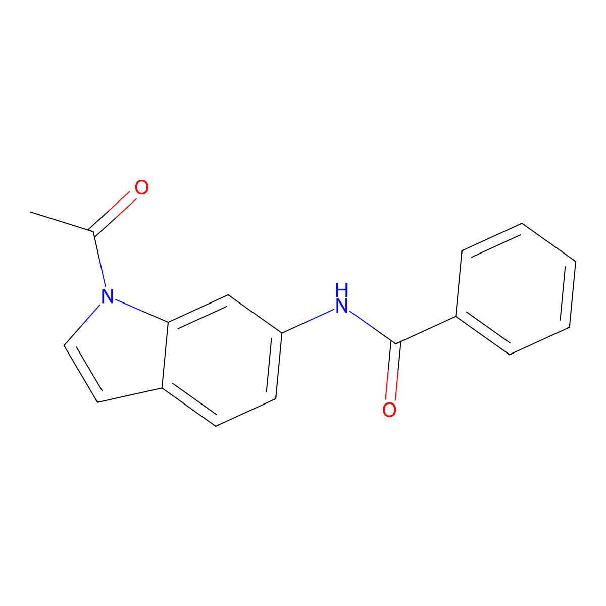 N-(1-Acetyl-1H-indol-6-yl)benzamide molecular structure, CAS 1152493-48-5