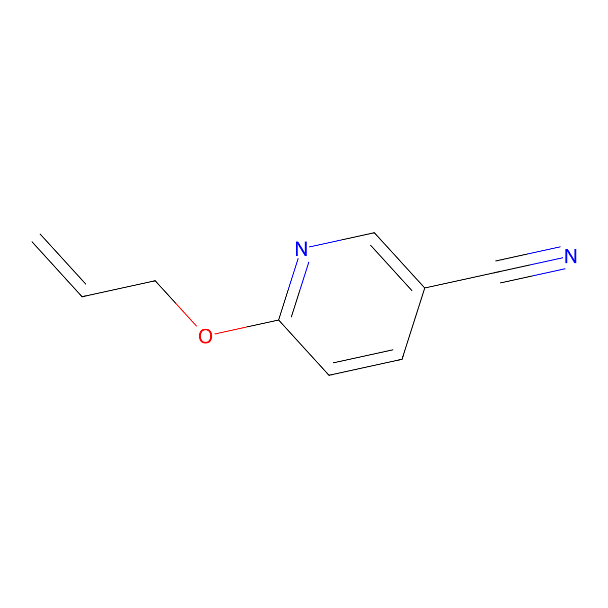 6-(Prop-2-en-1-yloxy)pyridine-3-carbonitrile molecular structure, CAS 1152502-96-9