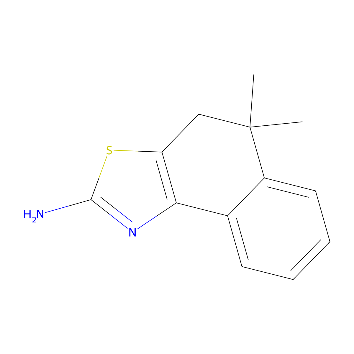 5,5-dimethyl-4H-benzo[e][1,3]benzothiazol-2-amine molecular structure, CAS 1152503-94-0