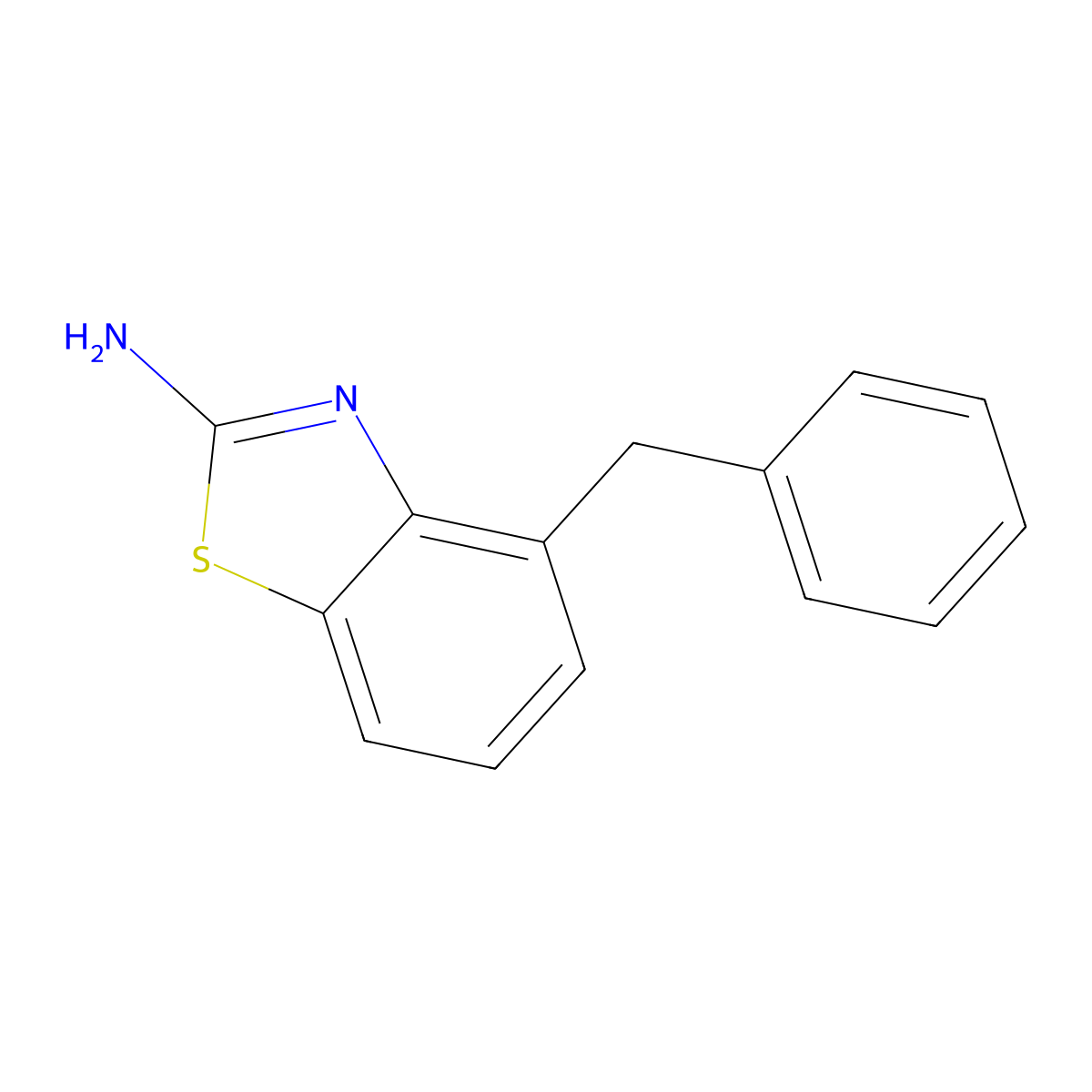 4-Benzyl-1,3-benzothiazol-2-amine molecular structure, CAS 1152504-14-7