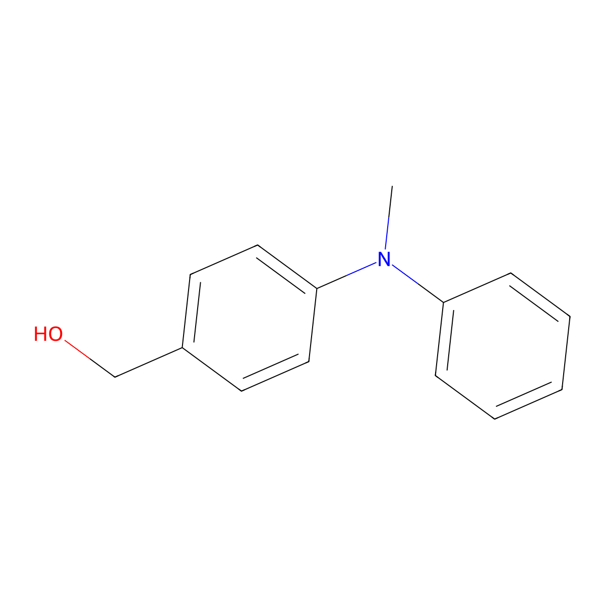 {4-[Methyl(phenyl)amino]phenyl}methanol molecular structure, CAS 1152522-03-6