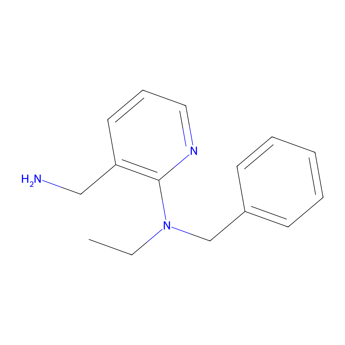 N-[3-(Aminomethyl)-2-pyridinyl]-N-benzyl-N-ethylamine molecular structure, CAS 1152523-40-4