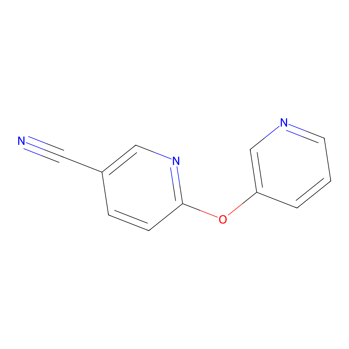 6-(Pyridin-3-yloxy)pyridine-3-carbonitrile molecular structure, CAS 1152524-85-0