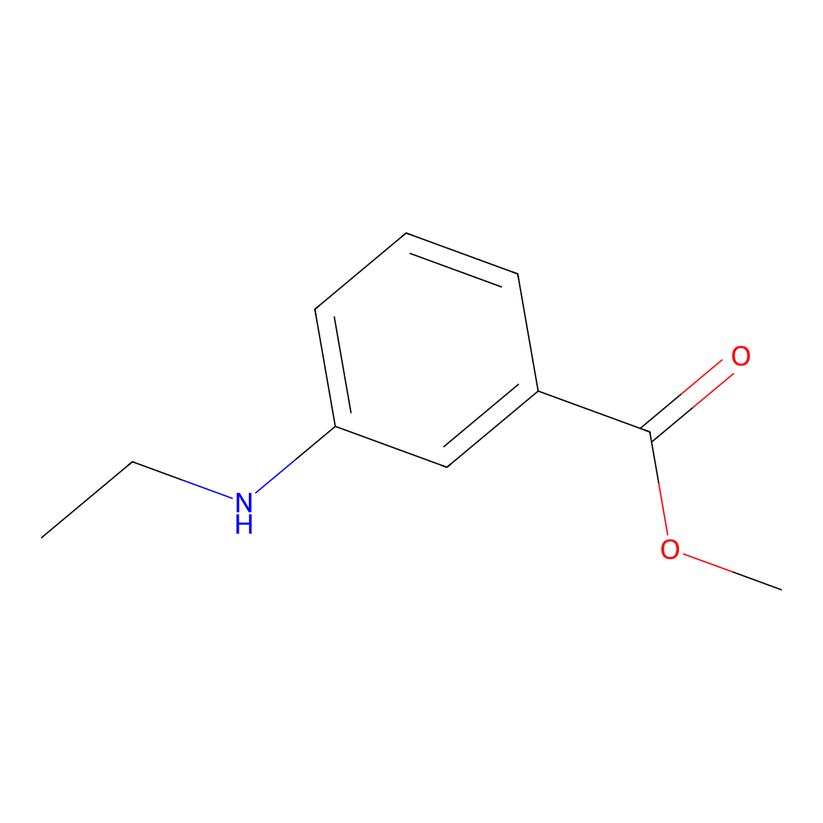 Methyl 3-(ethylamino)benzoate molecular structure, CAS 1152539-35-9