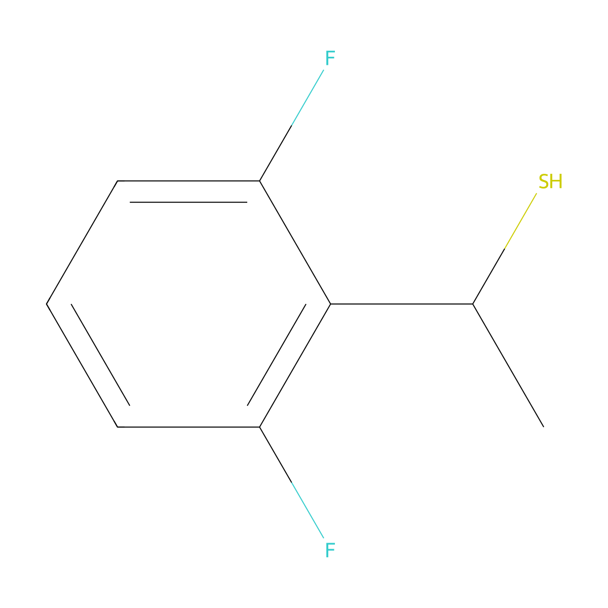 1-(2,6-Difluorophenyl)ethane-1-thiol molecular structure, CAS 1152553-05-3