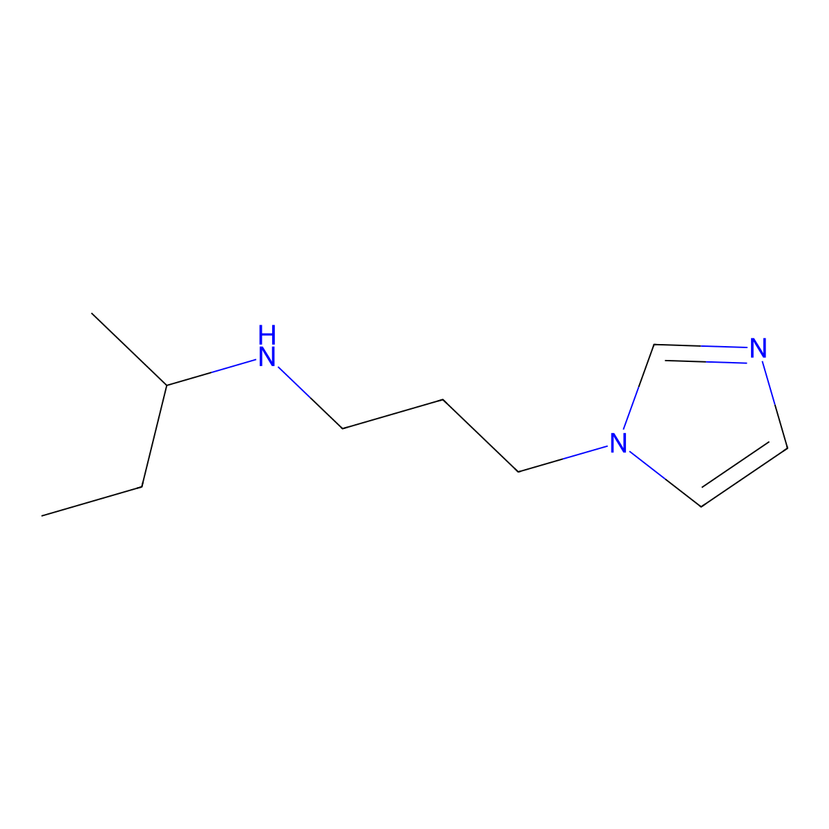 (Butan-2-yl)[3-(1H-imidazol-1-yl)propyl]amine molecular structure, CAS 1152560-48-9