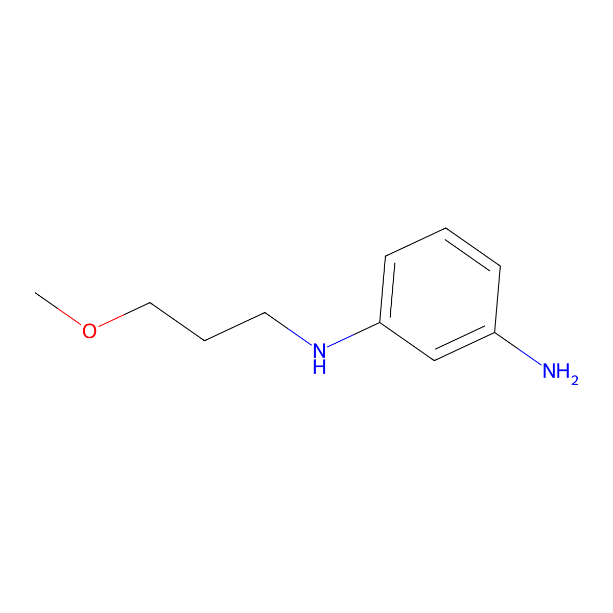 N1-(3-Methoxypropyl)benzene-1,3-diamine molecular structure, CAS 1152561-69-7