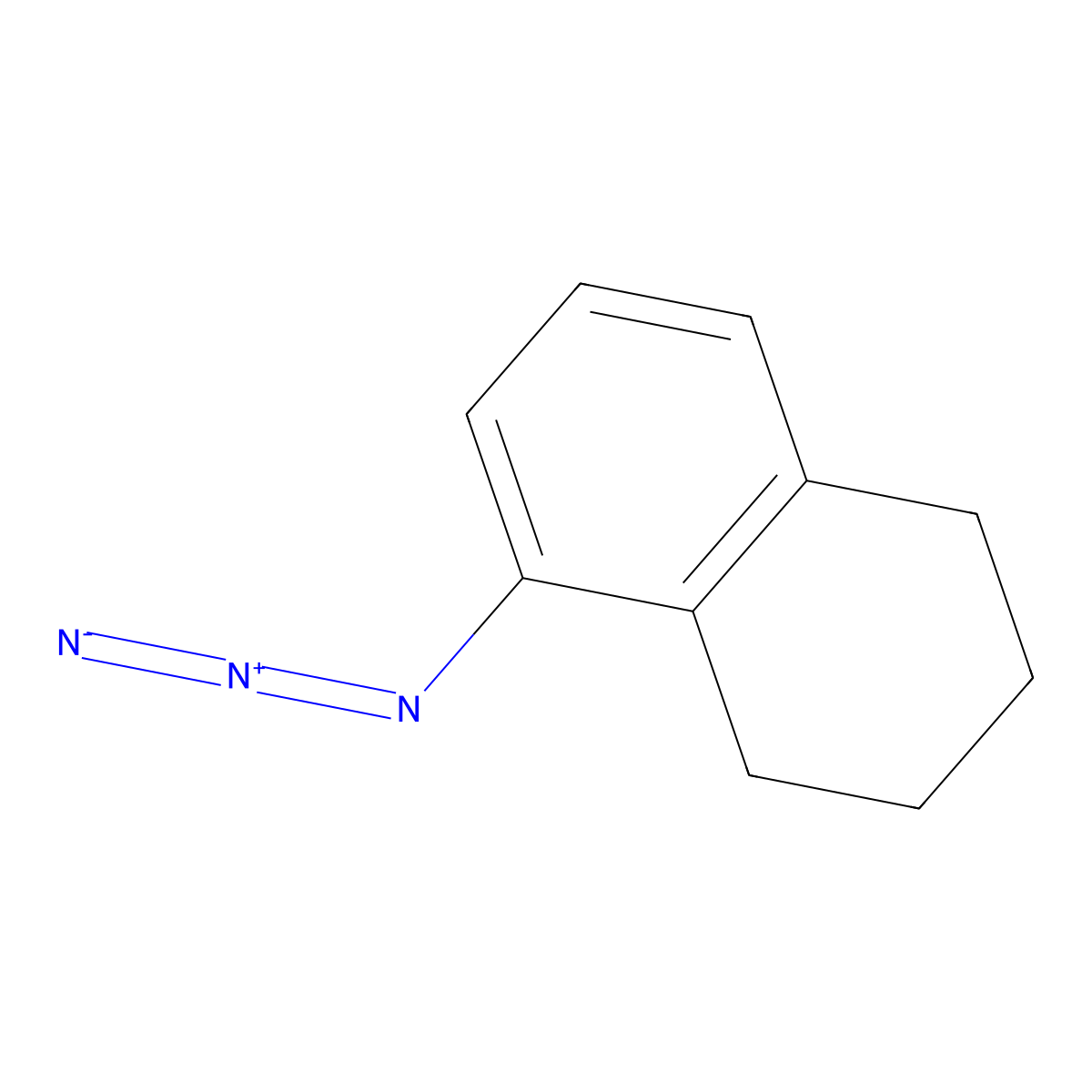 5-Azido-1,2,3,4-tetrahydronaphthalene molecular structure, CAS 1152591-36-0