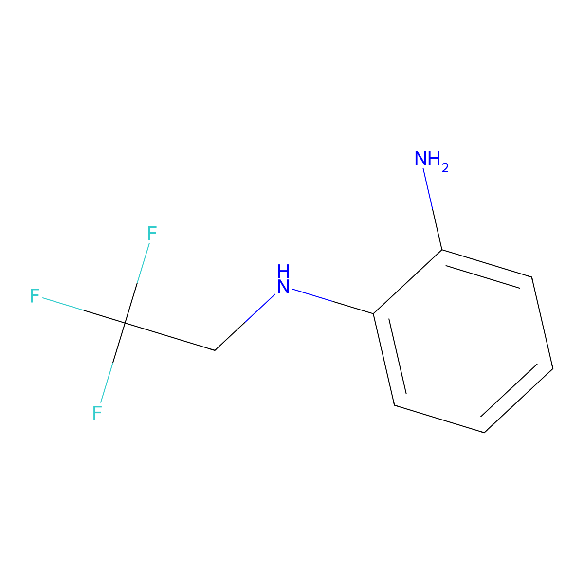 1-N-(2,2,2-trifluoroethyl)benzene-1,2-diamine molecular structure, CAS 1152594-19-8
