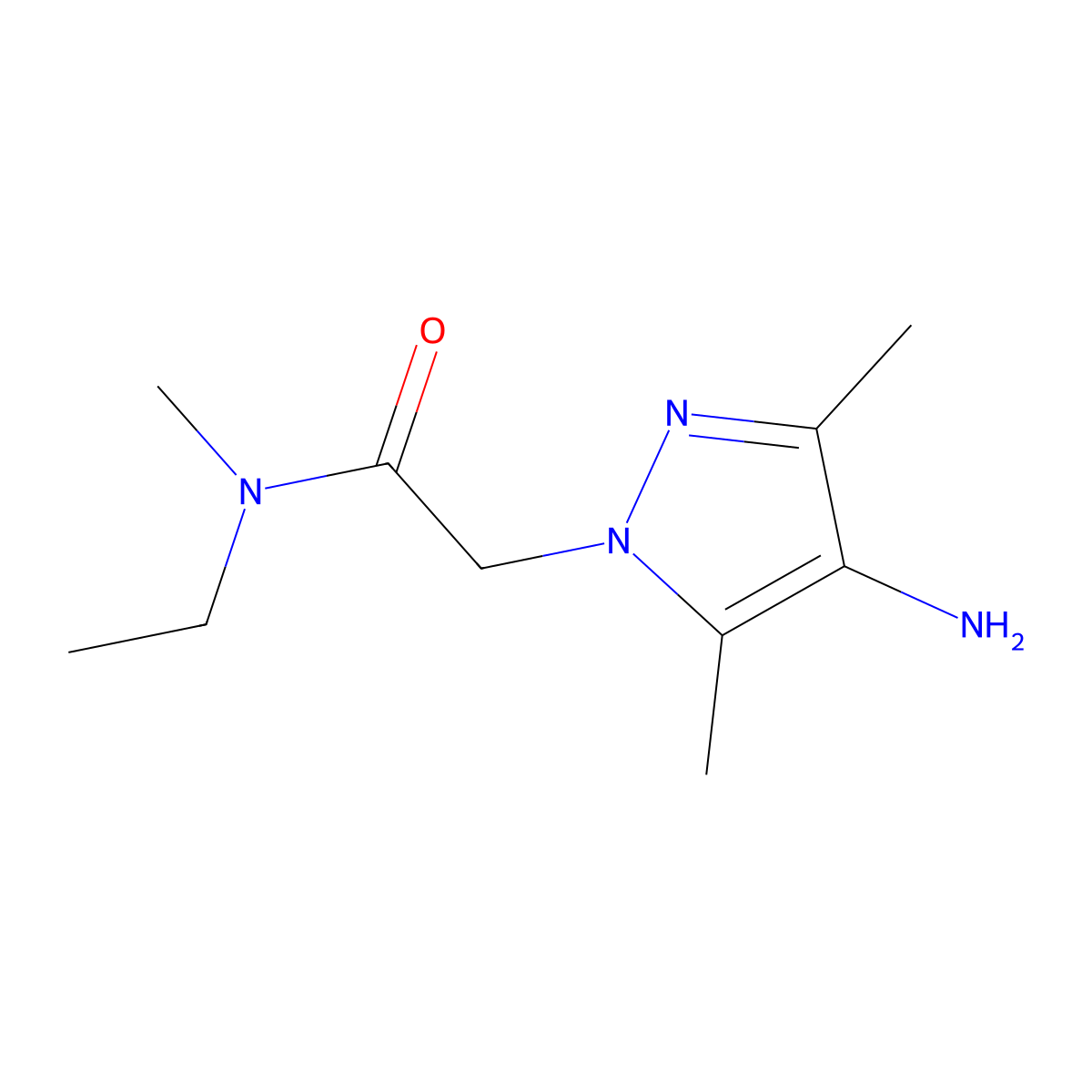 2-(4-Amino-3,5-dimethyl-1h-pyrazol-1-yl)-N-ethyl-N-methylacetamide molecular structure, CAS 1152607-65-2