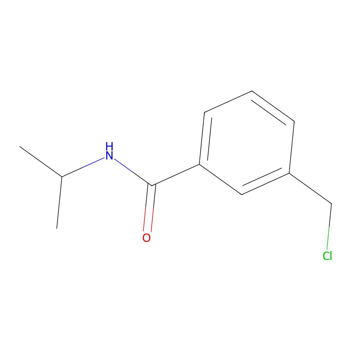 3-(Chloromethyl)-N-isopropylbenzamide molecular structure, CAS 1152622-73-5