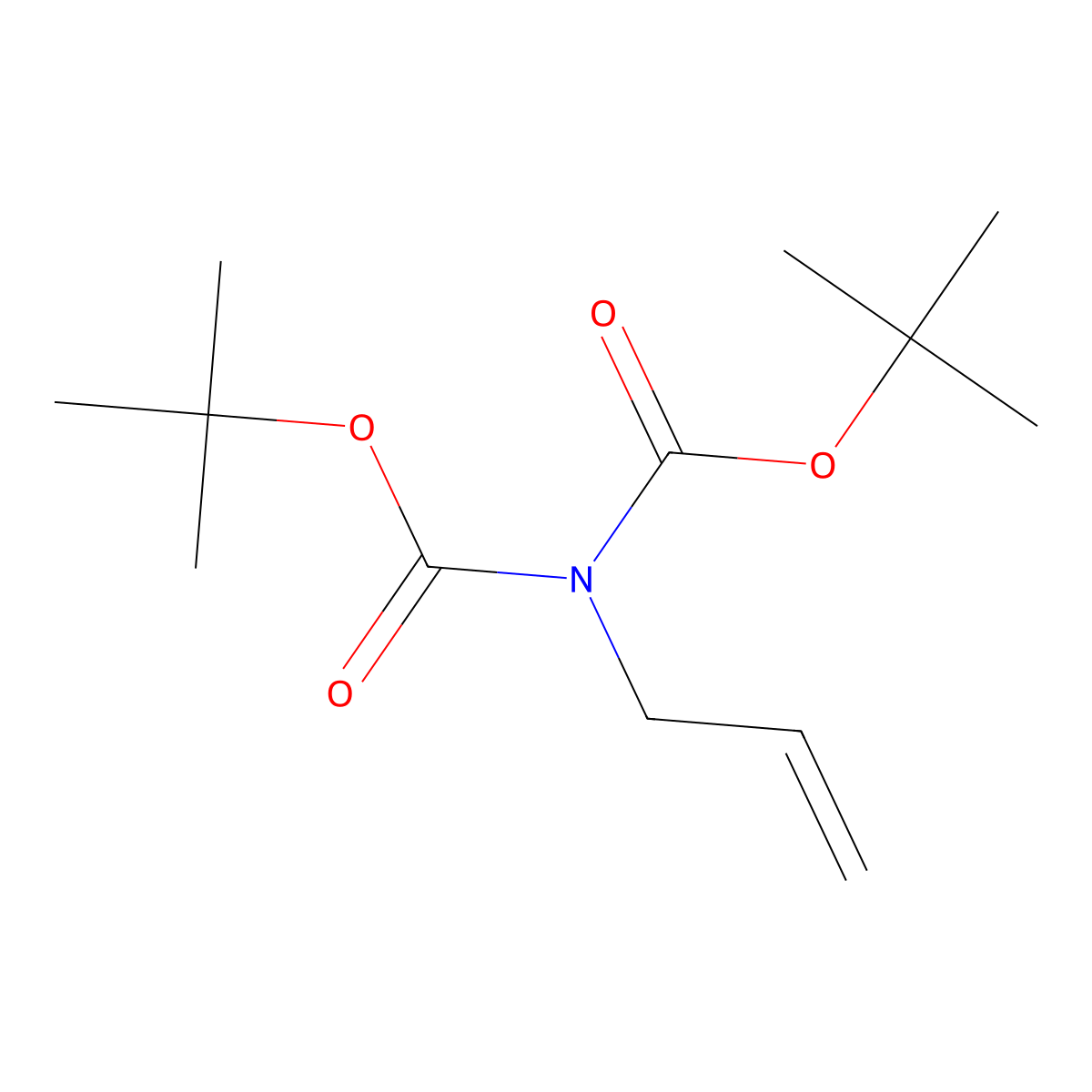 N,N-Bis-Boc-N-allylamine molecular structure, CAS 115269-99-3