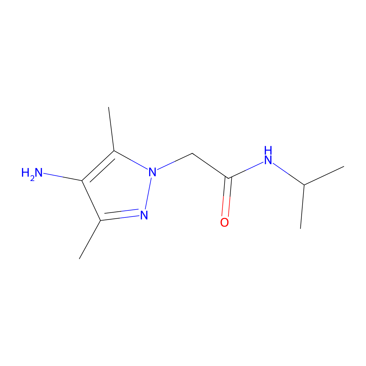 2-(4-Amino-3,5-dimethyl-1h-pyrazol-1-yl)-N-isopropylacetamide molecular structure, CAS 1152696-09-7