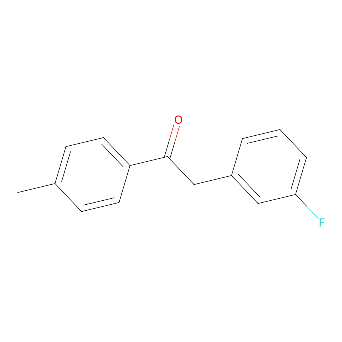 2-(3-Fluorophenyl)-1-(p-tolyl)ethanone molecular structure, CAS 1152812-07-1