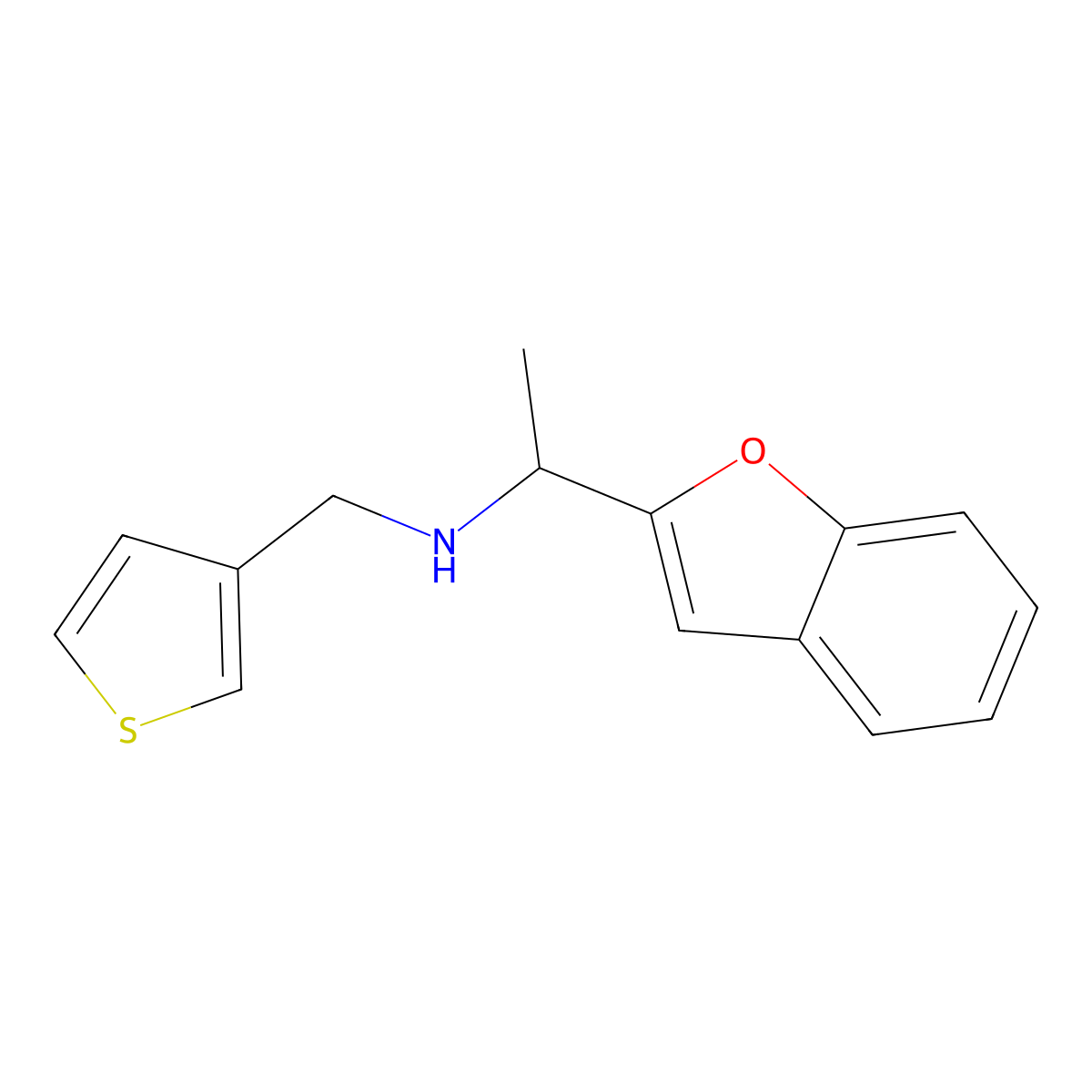 I+/--Methyl-N-(3-thienylmethyl)-2-benzofuranmethanamine molecular structure, CAS 1152812-08-2