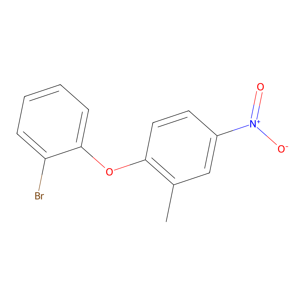 1-(2-Bromophenoxy)-2-methyl-4-nitrobenzene molecular structure, CAS 1152822-02-0