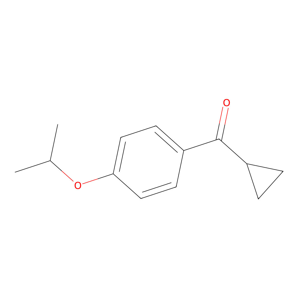 Cyclopropyl(4-isopropoxyphenyl)methanone molecular structure, CAS 1152833-63-0