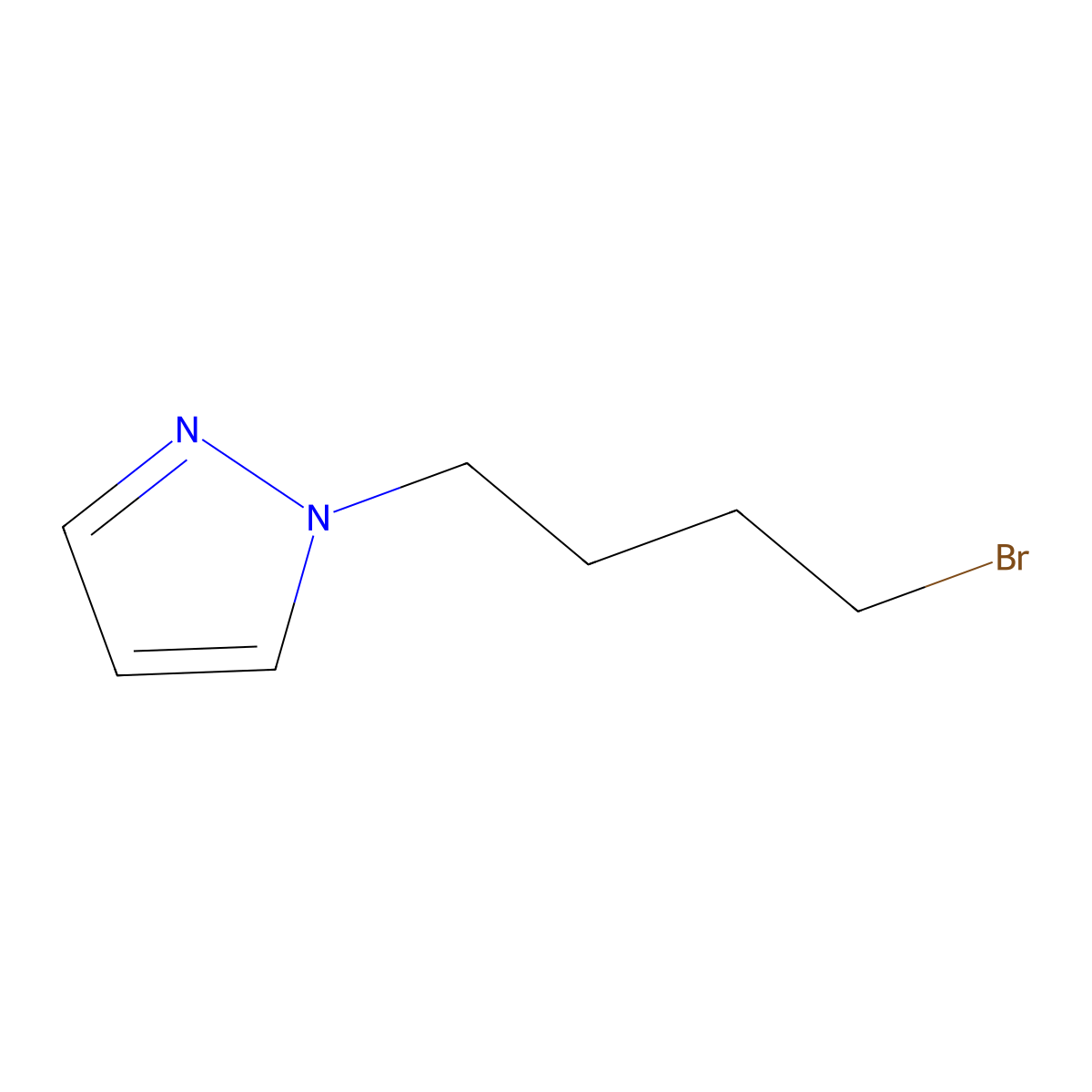 1-(4-Bromobutyl)-1h-pyrazole molecular structure, CAS 1152875-99-4