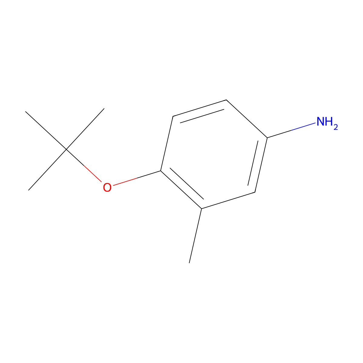 4-(Tert-butoxy)-3-methylaniline molecular structure, CAS 1152877-53-6