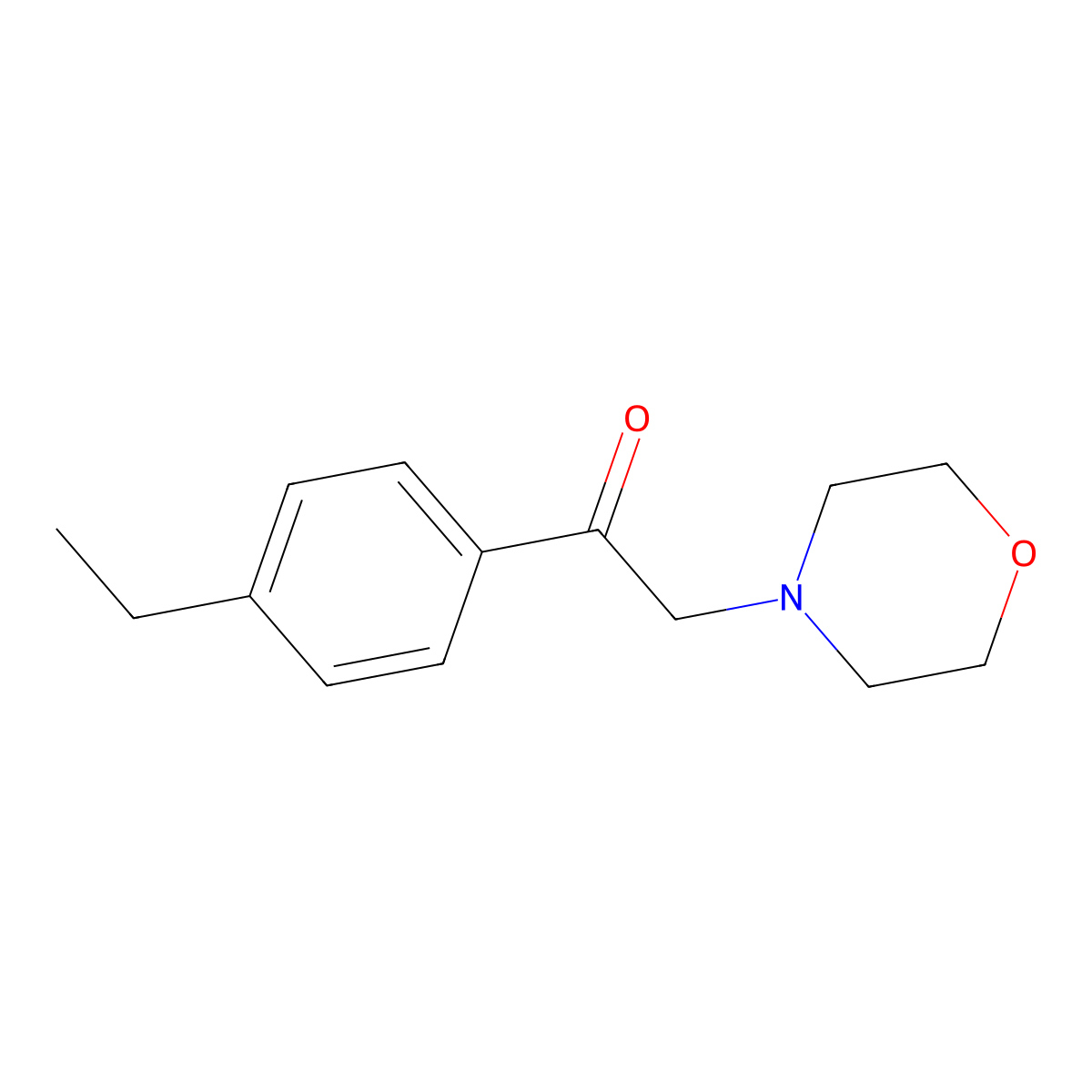 1-(4-Ethylphenyl)-2-(morpholin-4-yl)ethan-1-one molecular structure, CAS 1152887-92-7