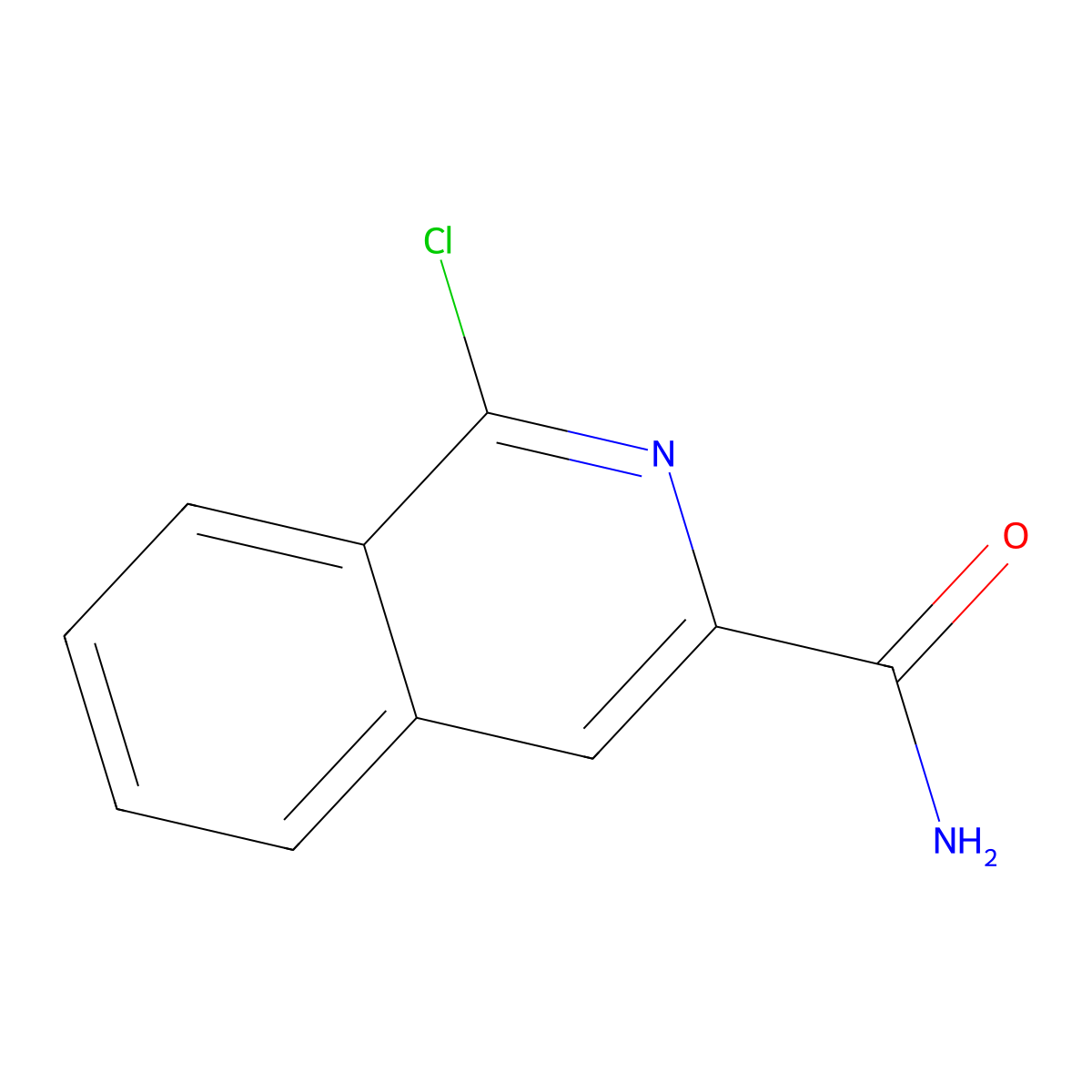 1-Chloroisoquinoline-3-carboxamide molecular structure, CAS 1152888-86-2