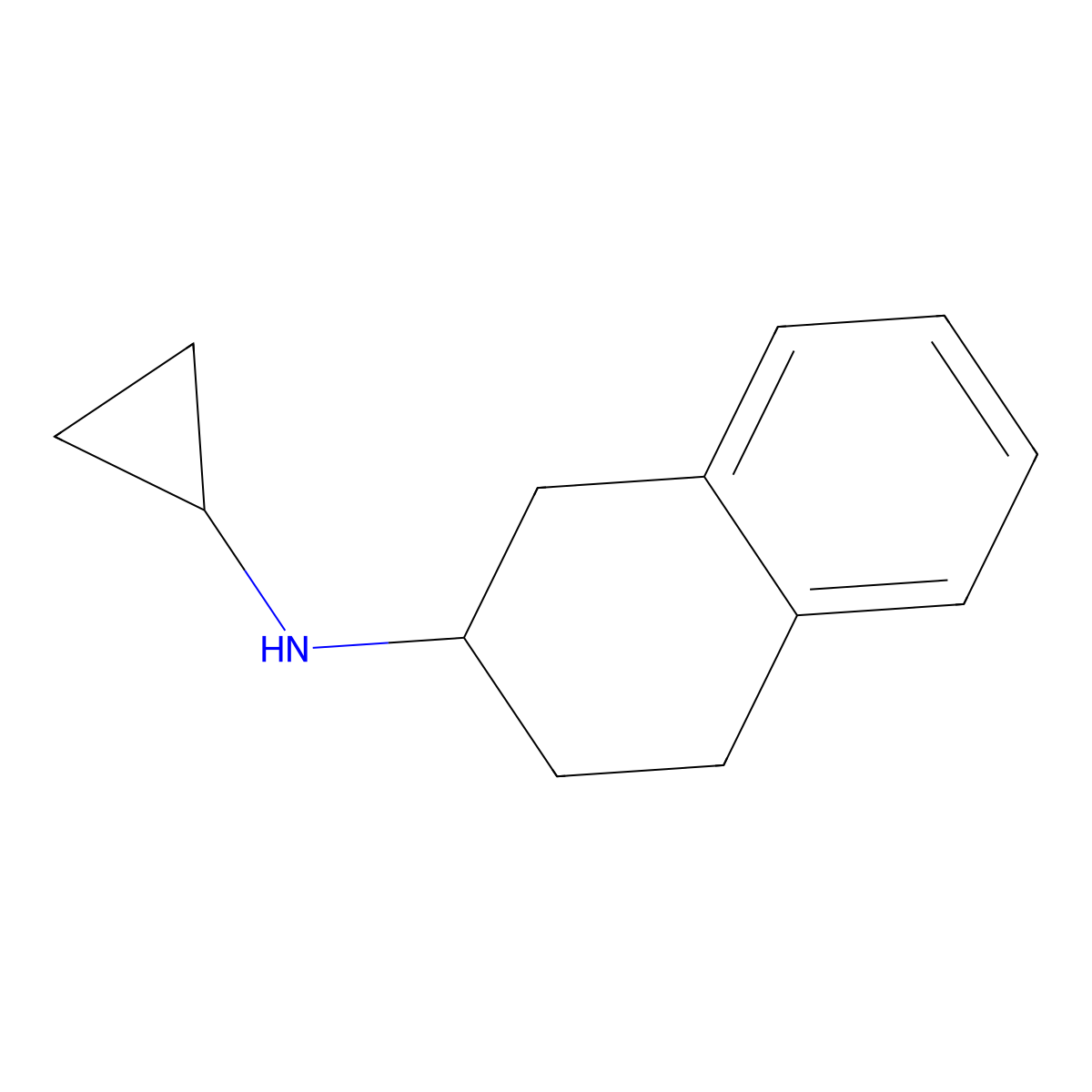 N-cyclopropyl-1,2,3,4-tetrahydronaphthalen-2-amine molecular structure, CAS 1152892-99-3