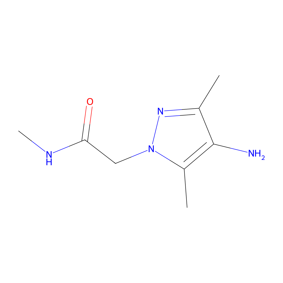 2-(4-Amino-3,5-dimethyl-1H-pyrazol-1-YL)-N-methylacetamide molecular structure, CAS 1152951-52-4
