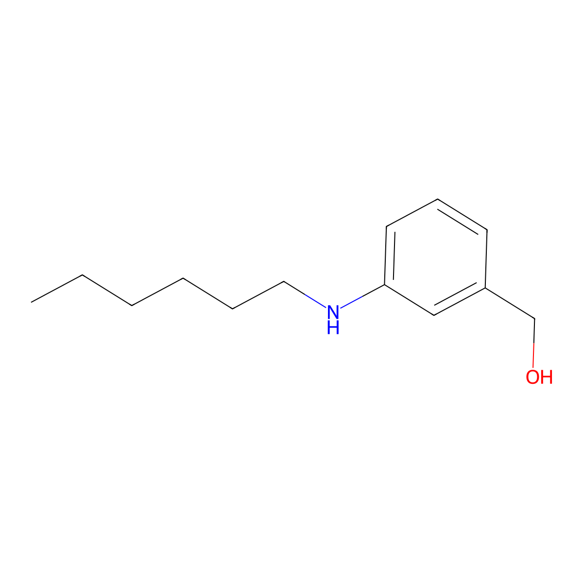 [3-(Hexylamino)phenyl]methanol molecular structure, CAS 1152973-59-5