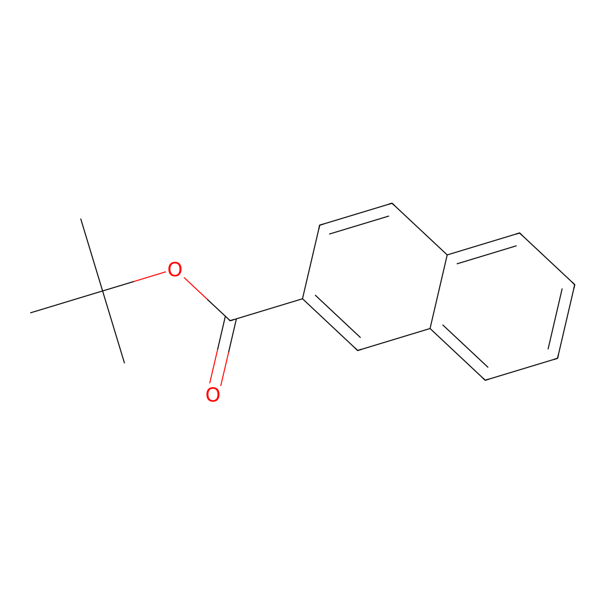 tert-Butyl naphthalene-2-carboxylate molecular structure, CAS 115298-62-9