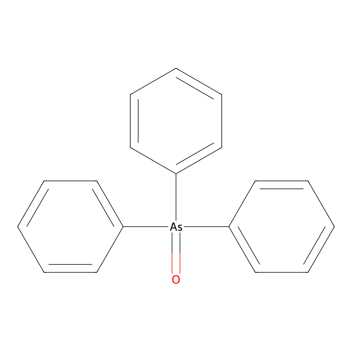 Triphenylarsine oxide molecular structure, CAS 1153-05-5