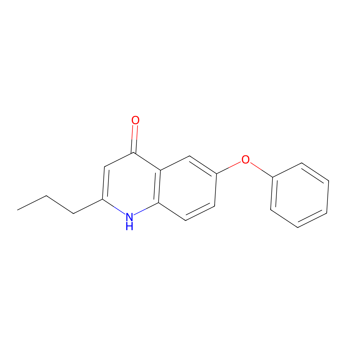 6-Phenoxy-2-propyl-1,4-dihydroquinolin-4-one molecular structure, CAS 1153000-35-1