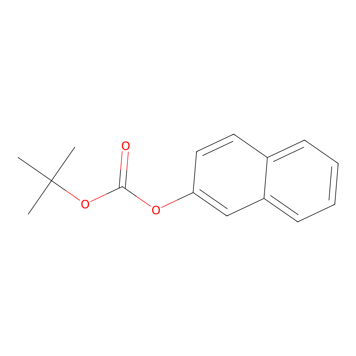 Tert-butyl naphthalen-2-yl carbonate molecular structure, CAS 115311-03-0