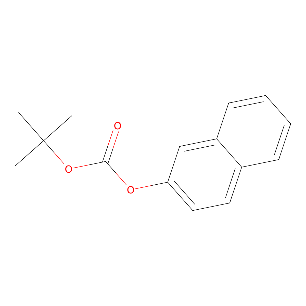 Tert-butyl naphthalen-2-yl carbonate molecular structure, CAS 115311-03-0