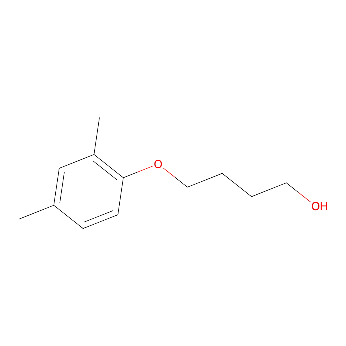 4-(2,4-Dimethylphenoxy)butan-1-ol molecular structure, CAS 1153128-71-2