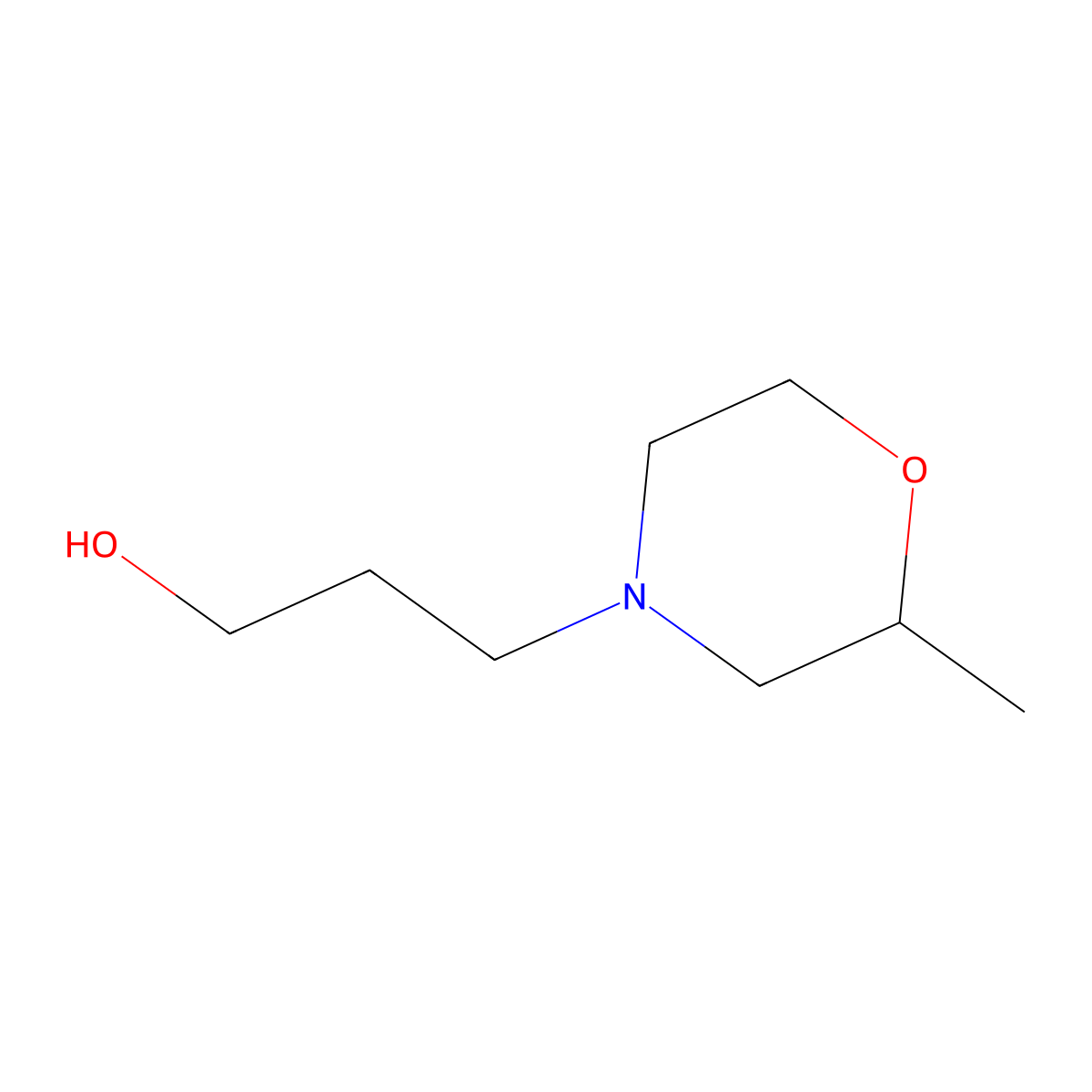 3-(2-Methylmorpholin-4-yl)propan-1-ol molecular structure, CAS 1153191-05-9