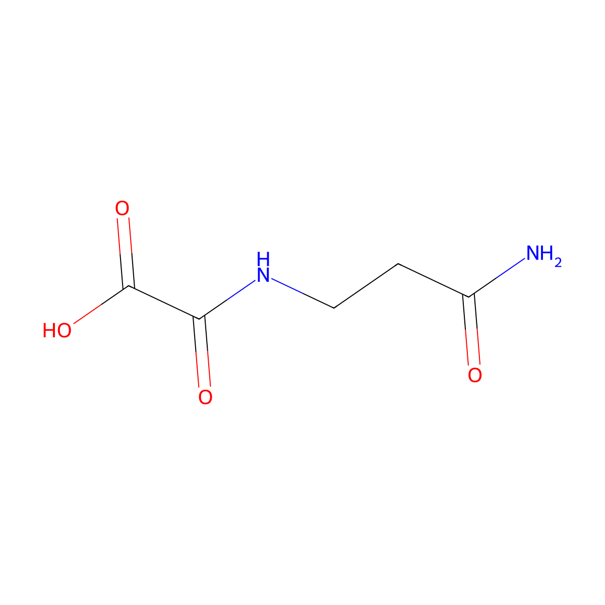 [(2-Carbamoylethyl)carbamoyl]formic acid molecular structure, CAS 1153214-30-2