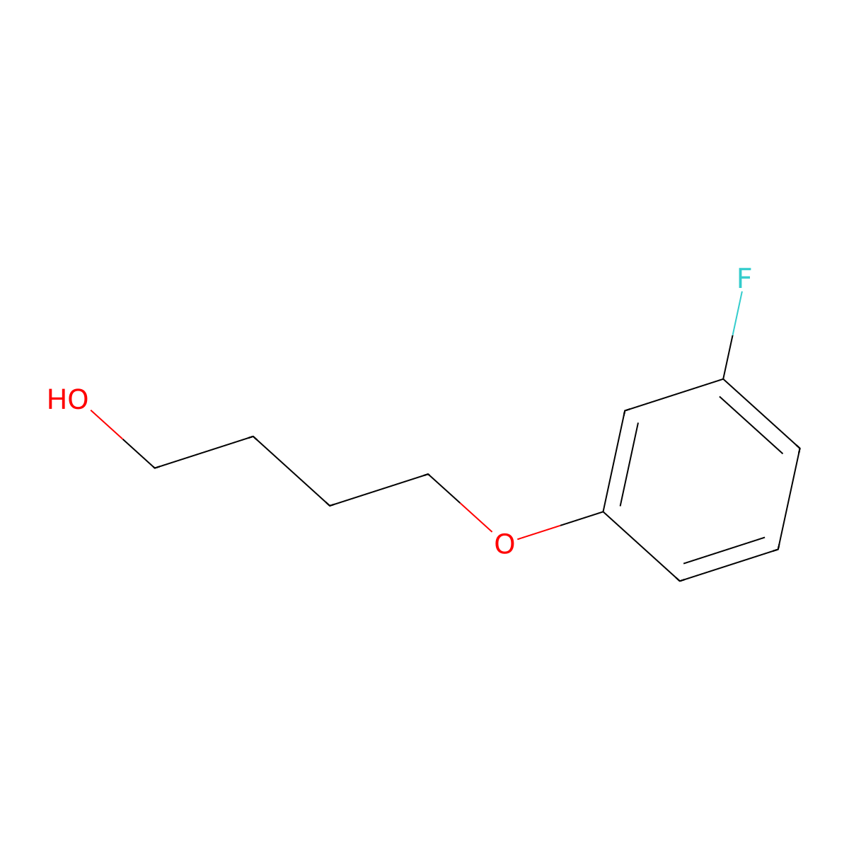 4-(3-Fluorophenoxy)butan-1-ol molecular structure, CAS 1153244-61-1